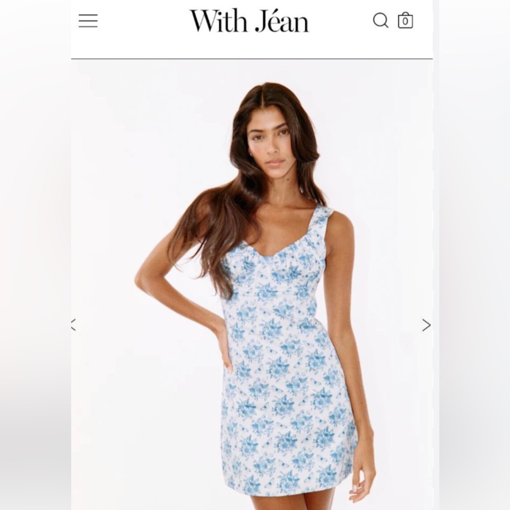 With Jean Cher Dress | Toile Papillon